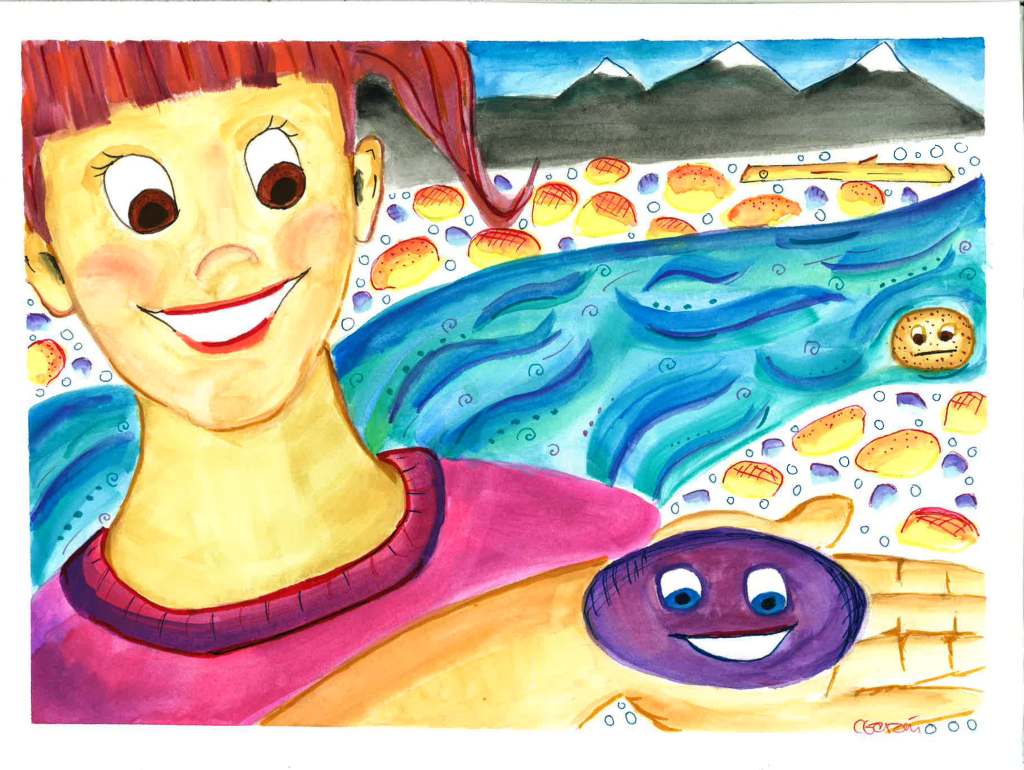 visitor to the river